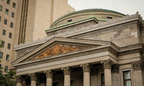 building of the bank